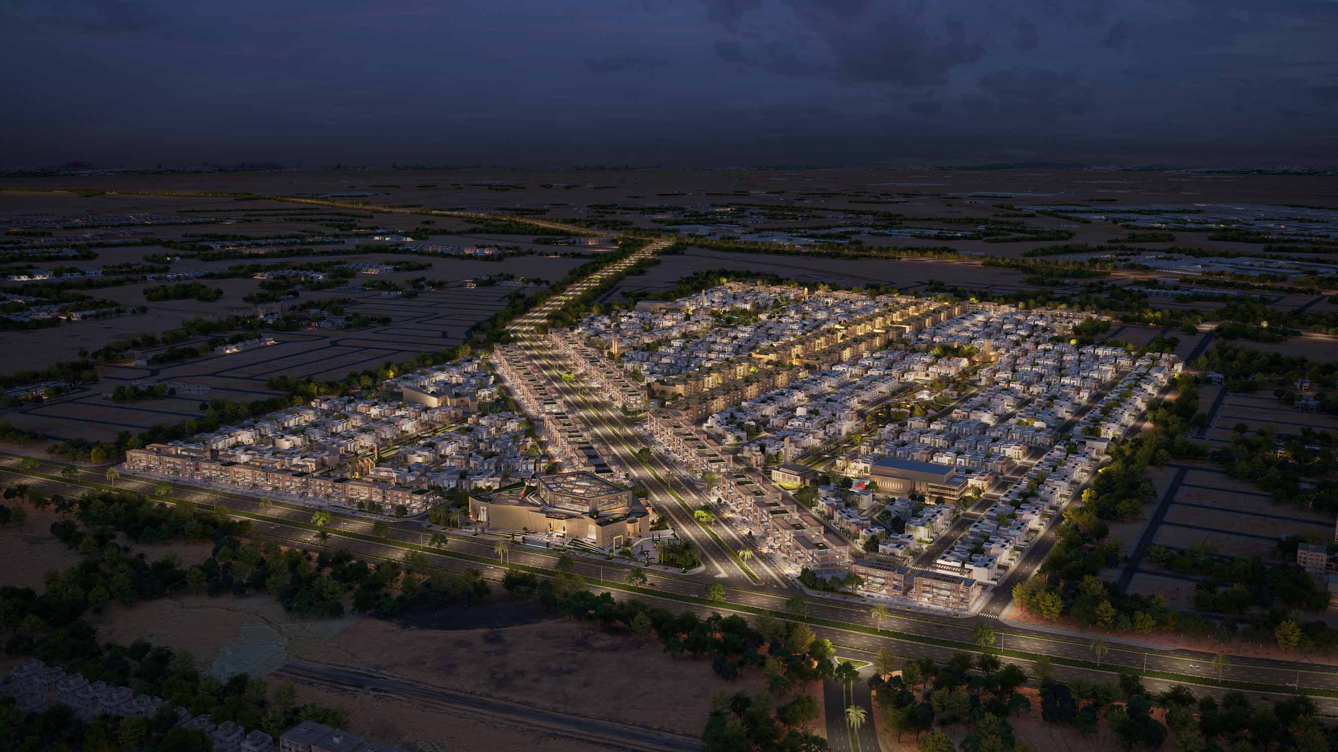 Durrat Aljanadriyah Night View 1